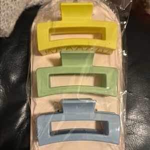 Ettika spring colors claw clips